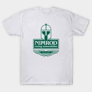 Aston Martin Nimrod Group C Team emblem - 1982 - British Racing Green print T-Shirt